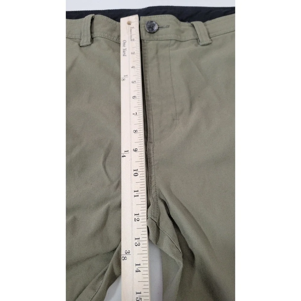 PrAna Men's Alameda Khaki Chino Shorts Size 38W 9 Inch Breathable UPF 50+ Travel